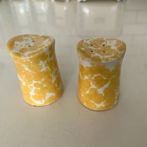 Bennington Potters salt and pepper shakers Morning Glory